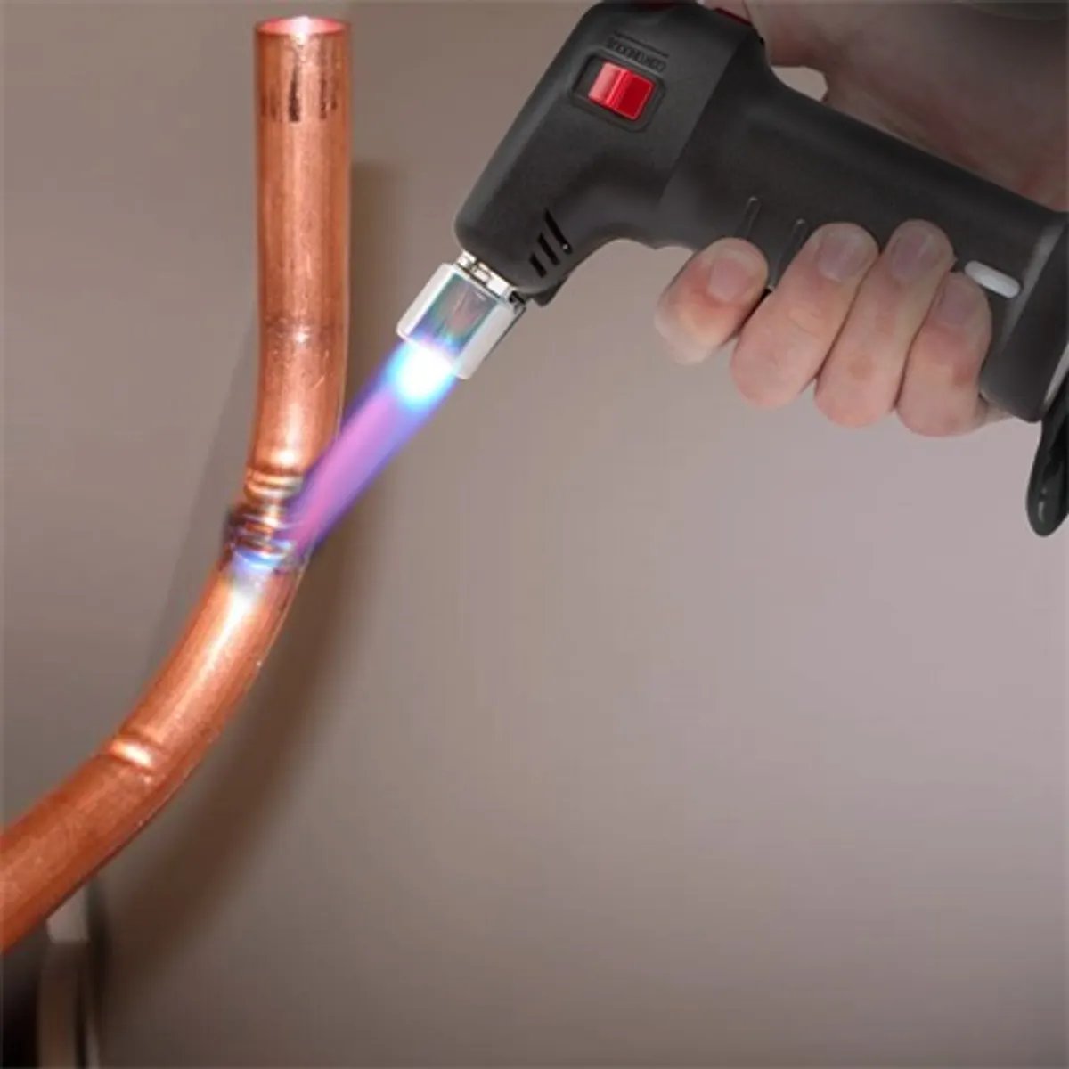 Fahrenheit 28510 gázos forrasztópáka kézi flambírozó, piezo gyújtás, állítható láng, újratölthető gáztartály, max 1300 °C #3