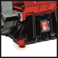Einhell TC-US 350 asztali szalagcsiszoló 350 W 2980 min-1 686x50 mm szalag 80 szemcsefinomság 150x32 mm korong 36 szemcsefinomság #4