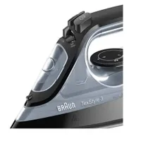Braun SI3055BK TexStyle 3 gőzölős vasaló 2400 W 270 ml víztartály precíziós csúcs SuperCeramic bevonat automatikus kikapcsolás csepegésgátló #3