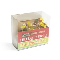 Family Christmas 58925 LED fényfüzér csengőtyű melegfehér, 20 LED, 1,9 m, elemes, 2 x AA #2