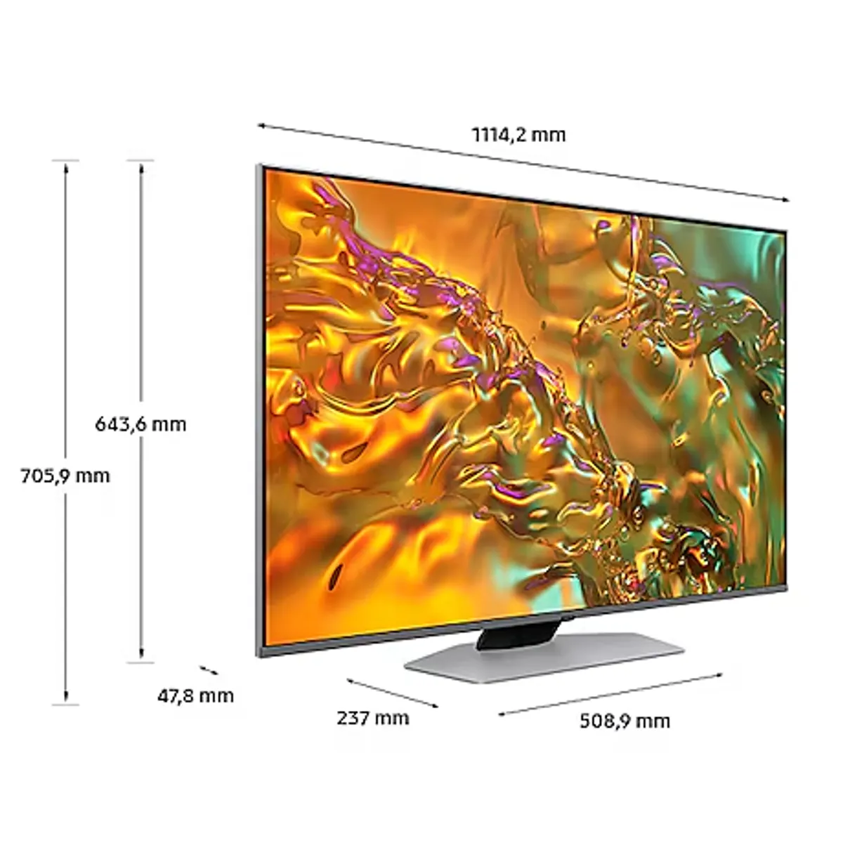 Samsung QE50Q80DATXXH Q80D QLED TV 50" 4K AI Gen2 120Hz HDR10 Dolby Atmos #3