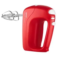 Sencor SHM 5404RD kézi mixer 200 W 5 fokozat Turbo rozsdamentes acél habverő- és dagasztókarok #3