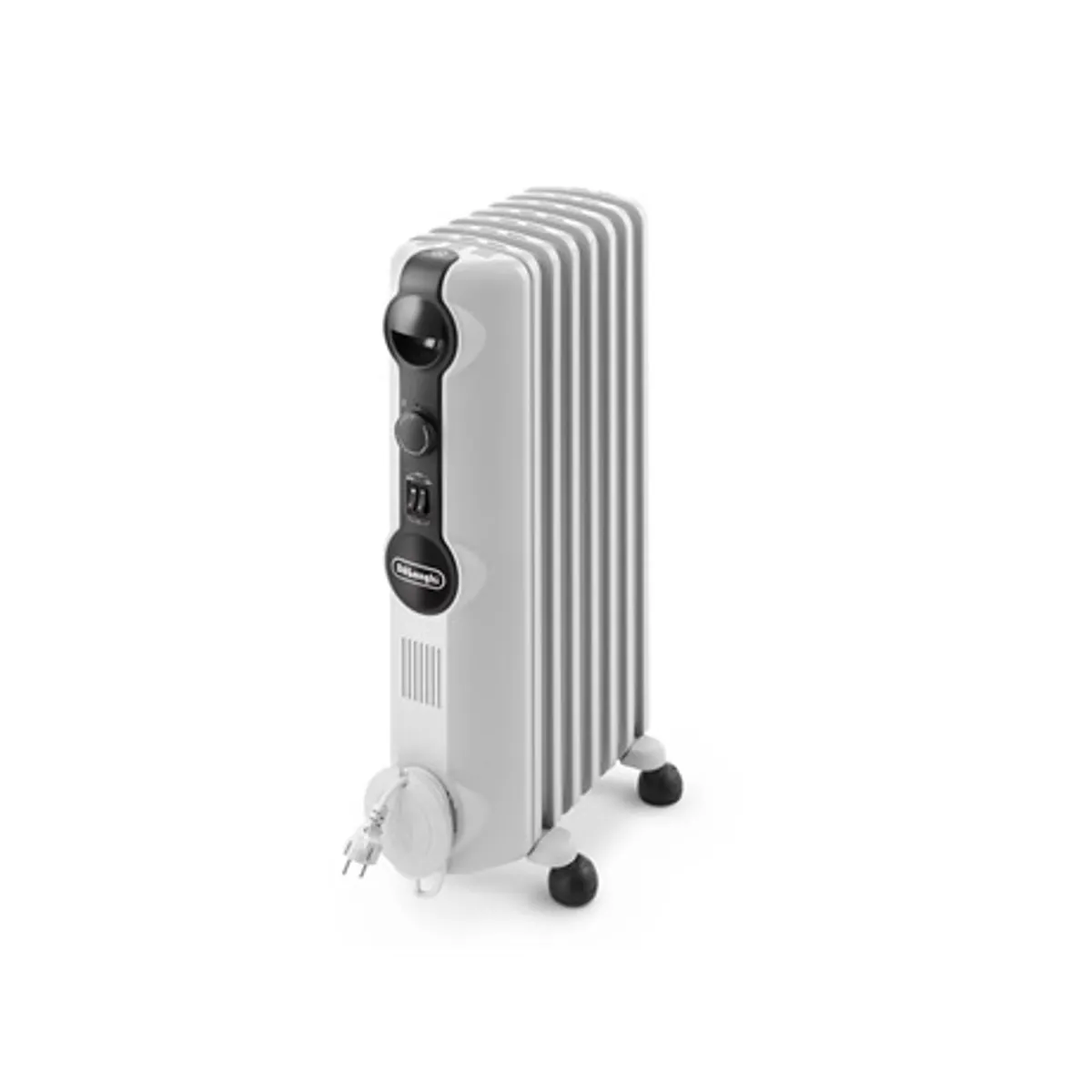 Delonghi TRRS 0715 Olajradiátor 1500 W fehér 16 x 39,2 x 65 cm görgőkkel #1