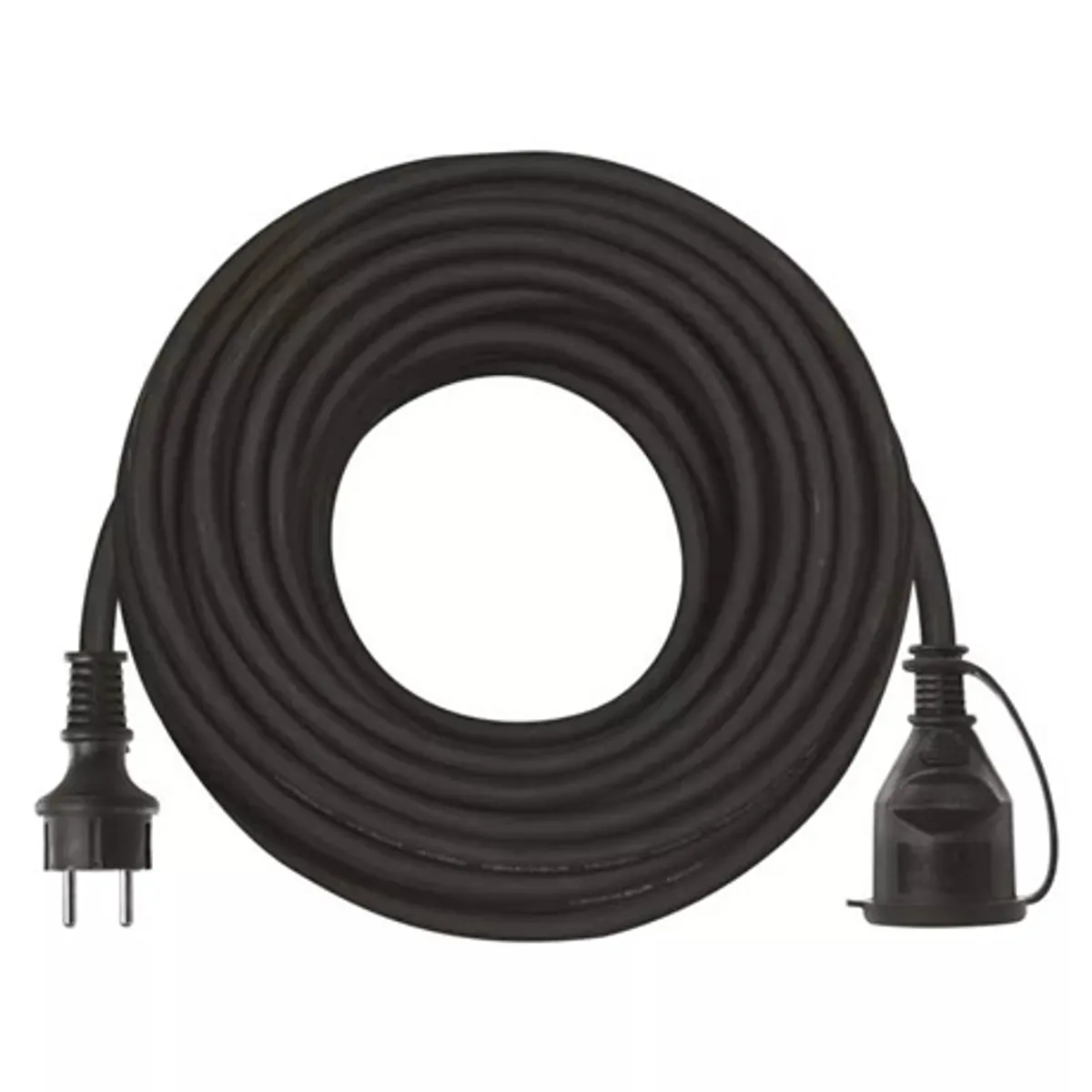 Emos P01820 hosszabbító 20 m 1 aljzat IP44 230V 16A 3x1,5mm2 gumikábellel fekete #1