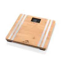 Eta 177990000 Bamboo Fit testösszetétel-elemző 180 kg kapacitás 4 paraméter magasság súly életkor nem testzsír, testvíz, izomtömeg kcal BMI 12 fő #1