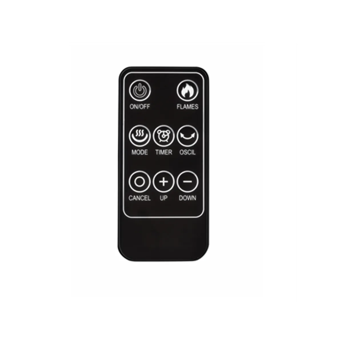 Gorenje CH2000F hősugárzó 2000 W érintő távvezérlés láng utánzás 24h időzítő termikus védelem felborulás elleni védelem 10-49C #5