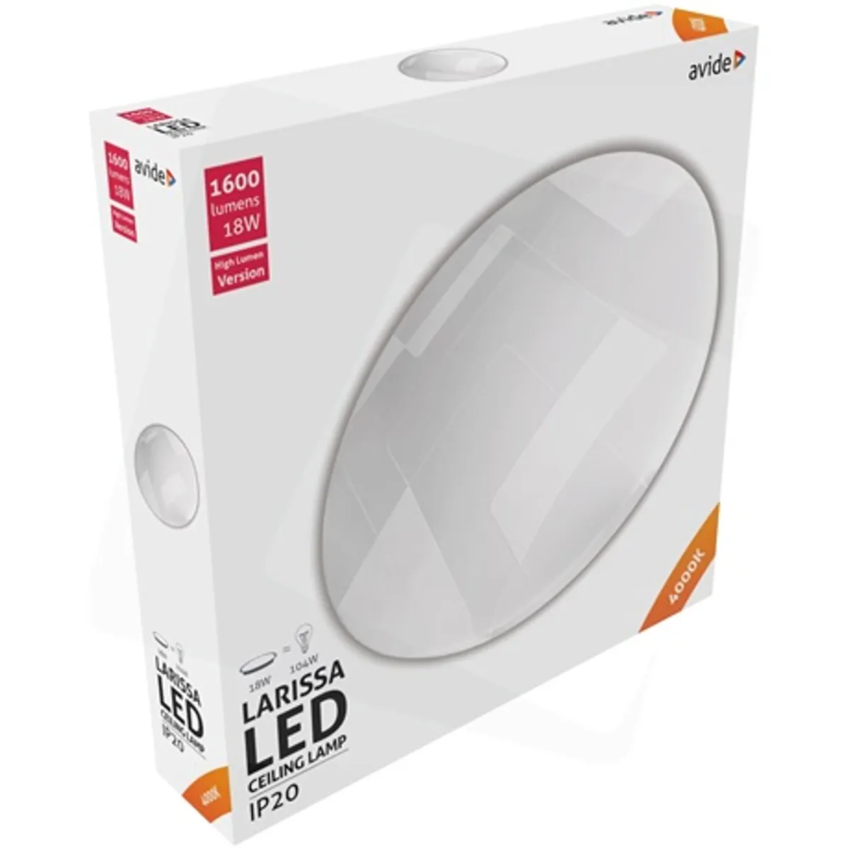Avide ACLO33NW-18W-LAR Larissa 18W 325x65mm 4000K 1600lm 120deg IP20 #2