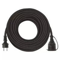 Emos P01820 hosszabbító 20 m 1 aljzat IP44 230V 16A 3x1,5mm2 gumikábellel fekete #1