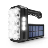 Phenom 18581 zseblámpa, szolár COB LED, 3W-3W, 650 és 350 lm, IP55, 1200 mAh Li-ion, MicroUSB #1