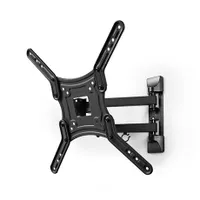 Nedis TVWM1530BK fali TV-tartó 23-55" forgatható 180 fok dönthető 20 fok VESA 100x100 200x100 200x200 300x300 400x200 400x400 30 kg fekete