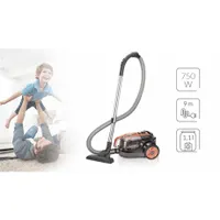 MPM MOD-25 porzsák nélküli porszívó 750W ECO motor dupla HEPA 13 szűrő 2,5 l portartály automatikus kábelfeltekerés 5 m kábel #3