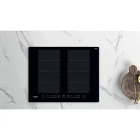 Whirlpool WF S8865 NE beépíthető indukciós üvegkerámia panel 4 zónás flexi cook chef control power management booster keep warm #5