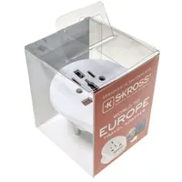 Skross 1.500211-2 World to Europe utazó adapter földelt #3