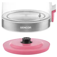 Sencor SWK2194RD vízforraló 2,0 l hőfokszabályzóval belső LED világítás rozsdamentes acél fűtőlap piros #4