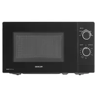 Sencor SMW 1719BK Mikrohullámú sütő, 20L, 700W, 25,5 cm forgótányér, bal oldali ajtónyitás