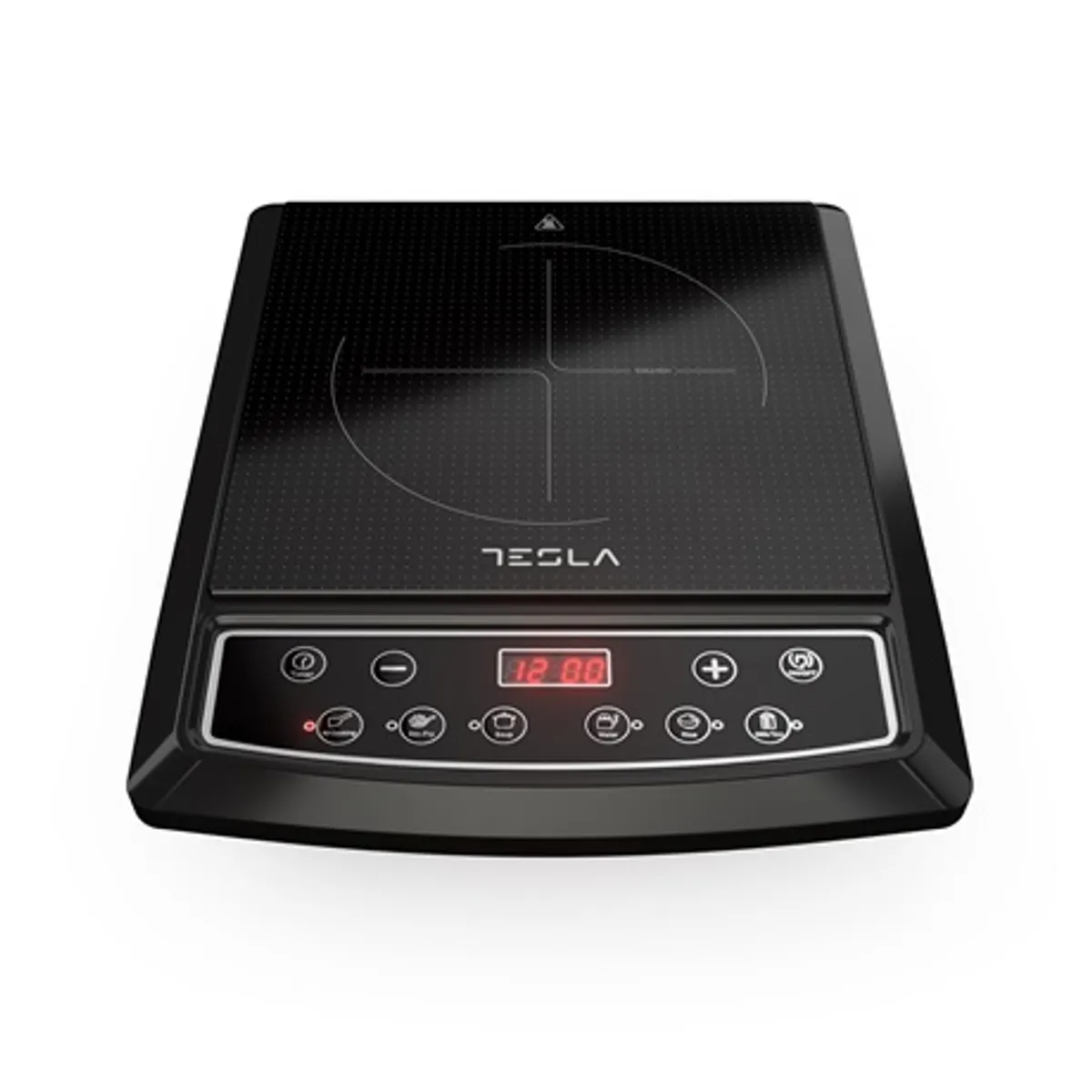 Tesla IC200B indukciós hordozható főzőlap 1500W kerámia felület 180 mm fűtőzóna 250x250 8 fokozat gyerekzár túlmelegedés védelem #1