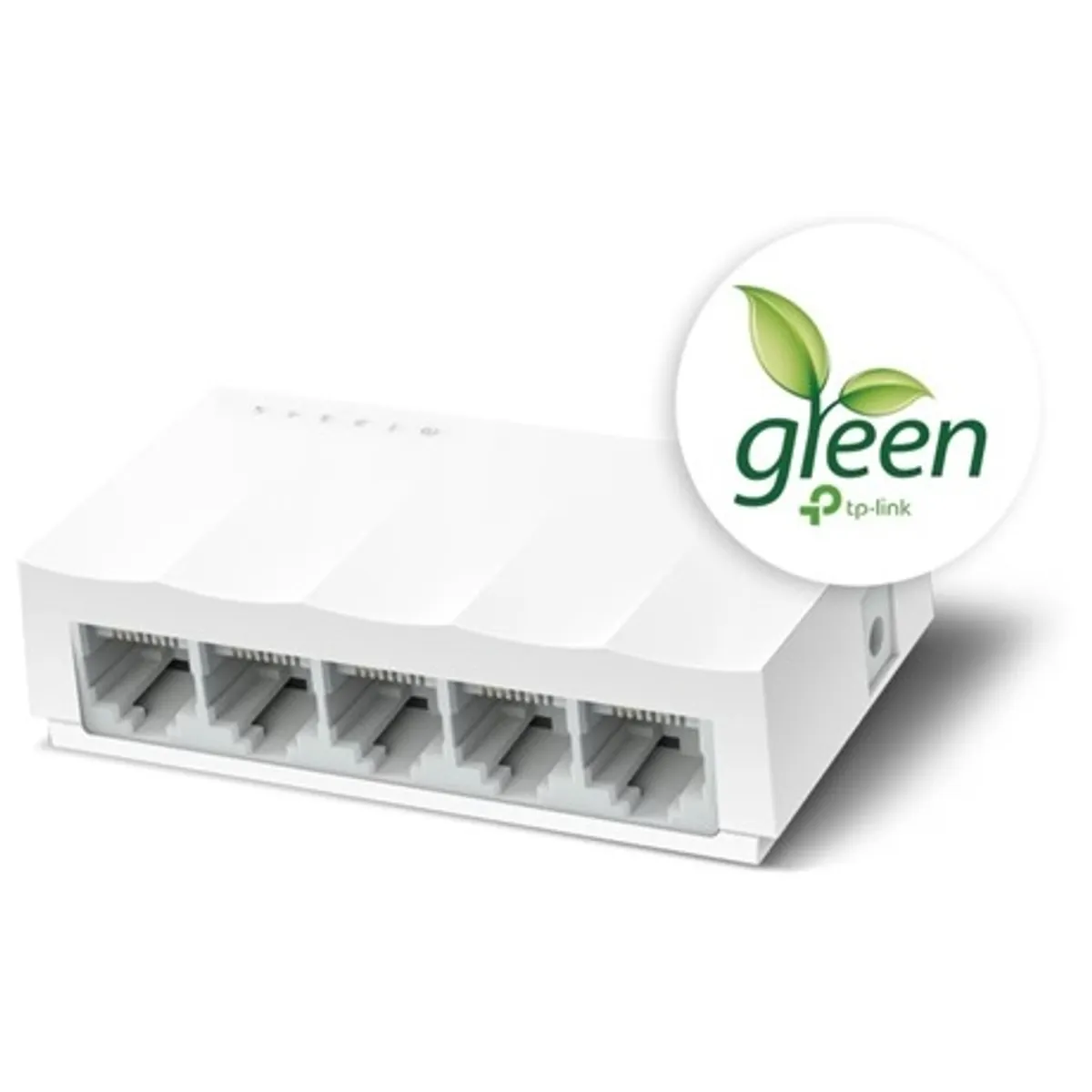 TP-Link LS1005 LiteWave 5-portos asztali switch, 10-100 Mbps, Auto-Negotiation, Auto-MDI-MDIX, zöld Ethernet #2