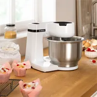 Bosch MUMS2EW40 MUM Serie2 700 W 3.8 l nemesacél tál fehér 4 sebességfokozat habverő keverő dagasztó #8