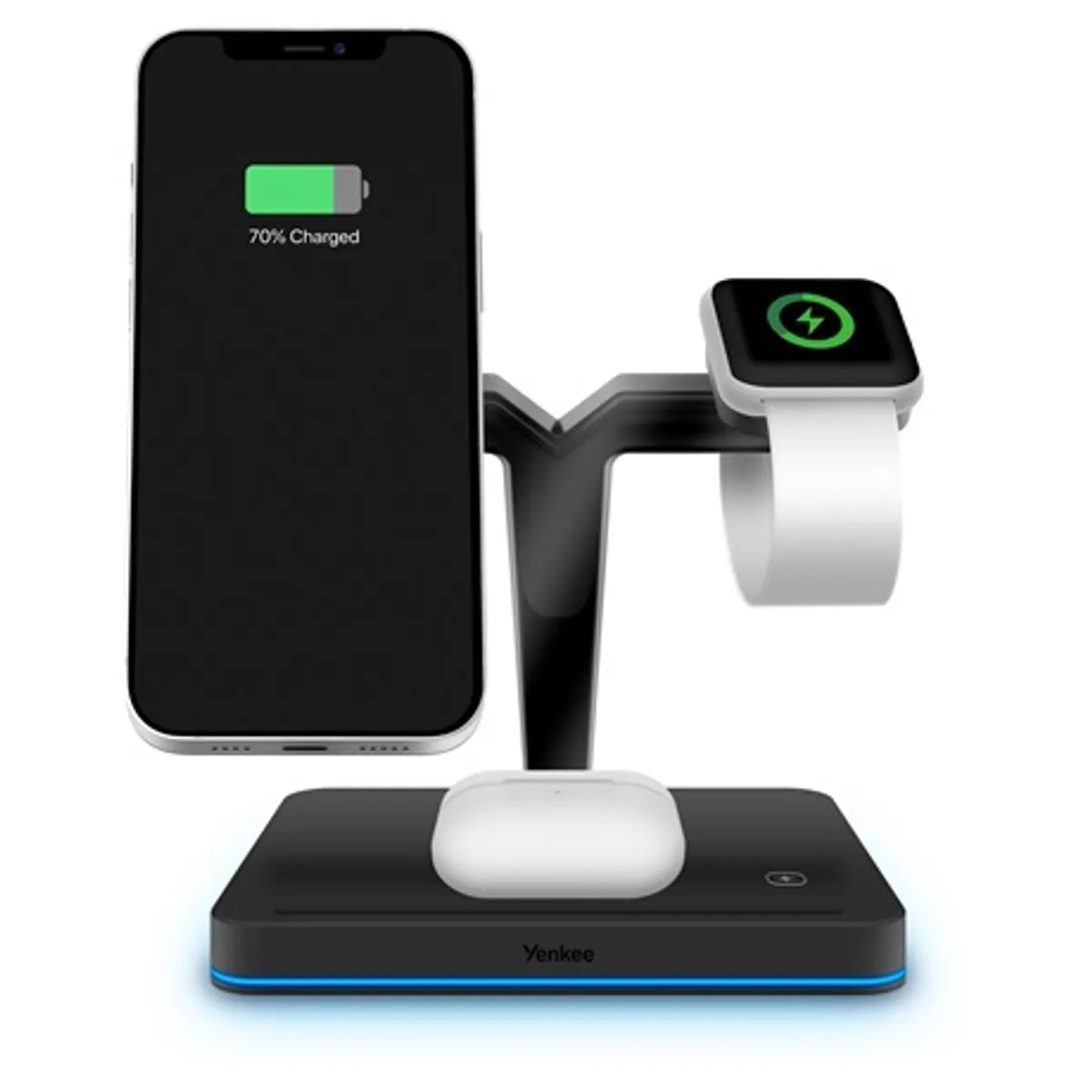 Yenkee YAC 5320 töltőállomás 3 az 1-ben mágneses vezeték nélküli töltő MagSafe kompatibilis iPhone 12 és újabb 15 W #3
