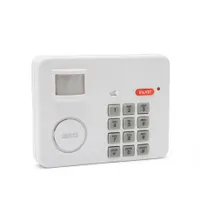 Delight 55302 pir belépésjelző és riasztó 4 funkció pin kód védelem 100 dB ip20 fehér falra szerelhető elemes #1