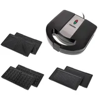 Mesko MS3045 3in1 szendvicssütő kivehető fűtőlapok tapadásmentes bevonat 1000 W #1