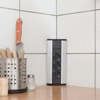 Delight 20480 sarok elosztó 3 aljzat alumínium 250V 16A 3500W 1,5 m beltéri gyermekvédelemmel #4