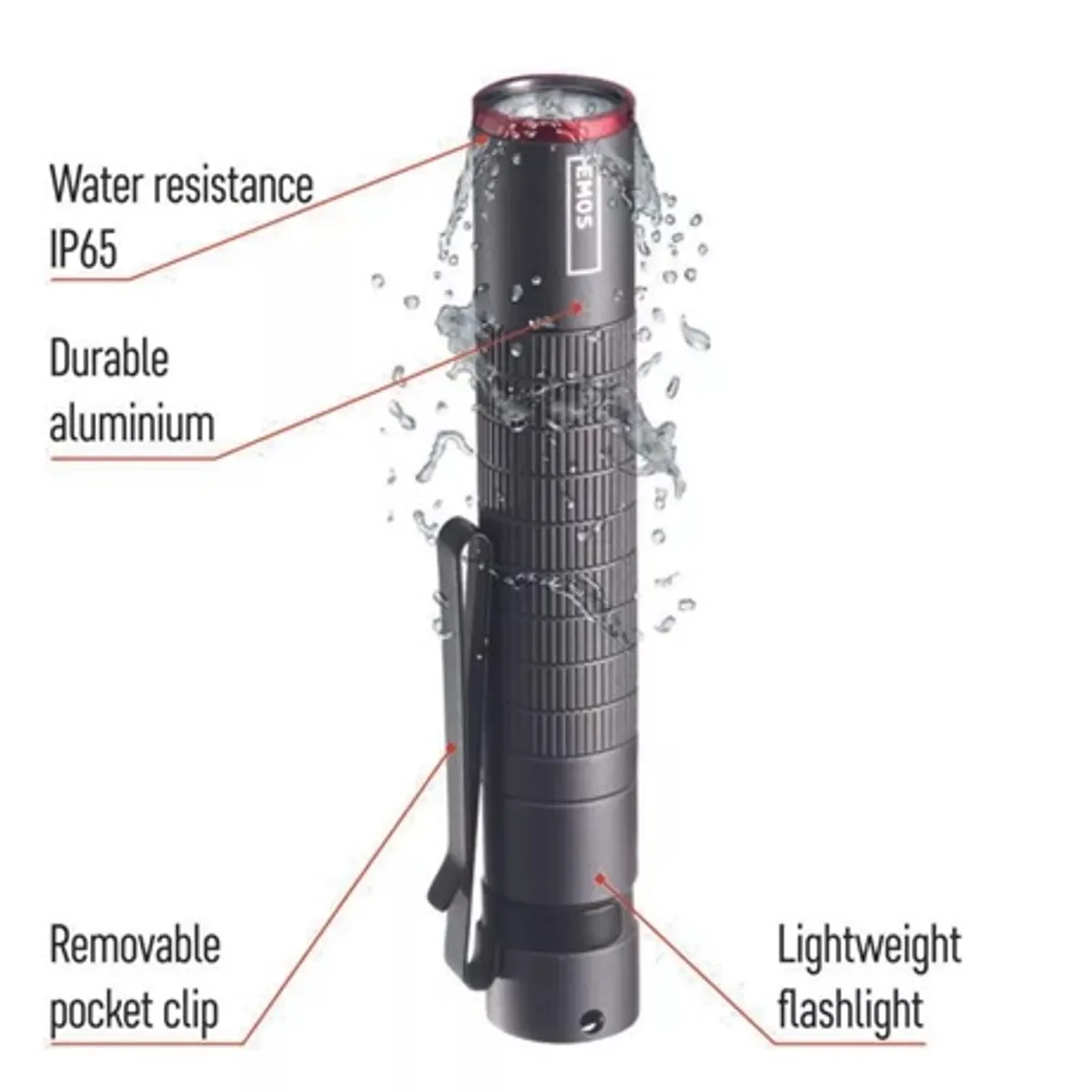 Emos P3150 ULTIBRIGHT 50 CREE LED fém zseblámpa IP65 100 lm 65 m #3