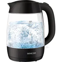 Sencor SWK7301BK vízforraló 1,7 l 2200 W üveg belső, vízszint kijelző mindkét oldal, beépített szűrő, csúszásmentes talp #6