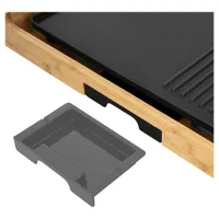 Sencor SBG 206BK grillsütő 2 az 1-ben sima és bordás sütőlap 43x23 cm állítható hőmérséklet 1800 W #3