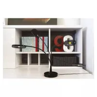 Emos Z7523B LED asztali lámpa fekete 360 lm hideg fehér rugalmas kar #7