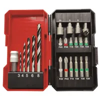 Einhell TE-CD 18-2 LI-I 22 Akkus ütvefúró-csavarozó Power X-Change 18 V 2-fokozatú 44 Nm 13 mm tokmány LED Softgrip 2,5 Ah akkumulátor gyorstöltő E-Box Basic 22 részes készlet #3
