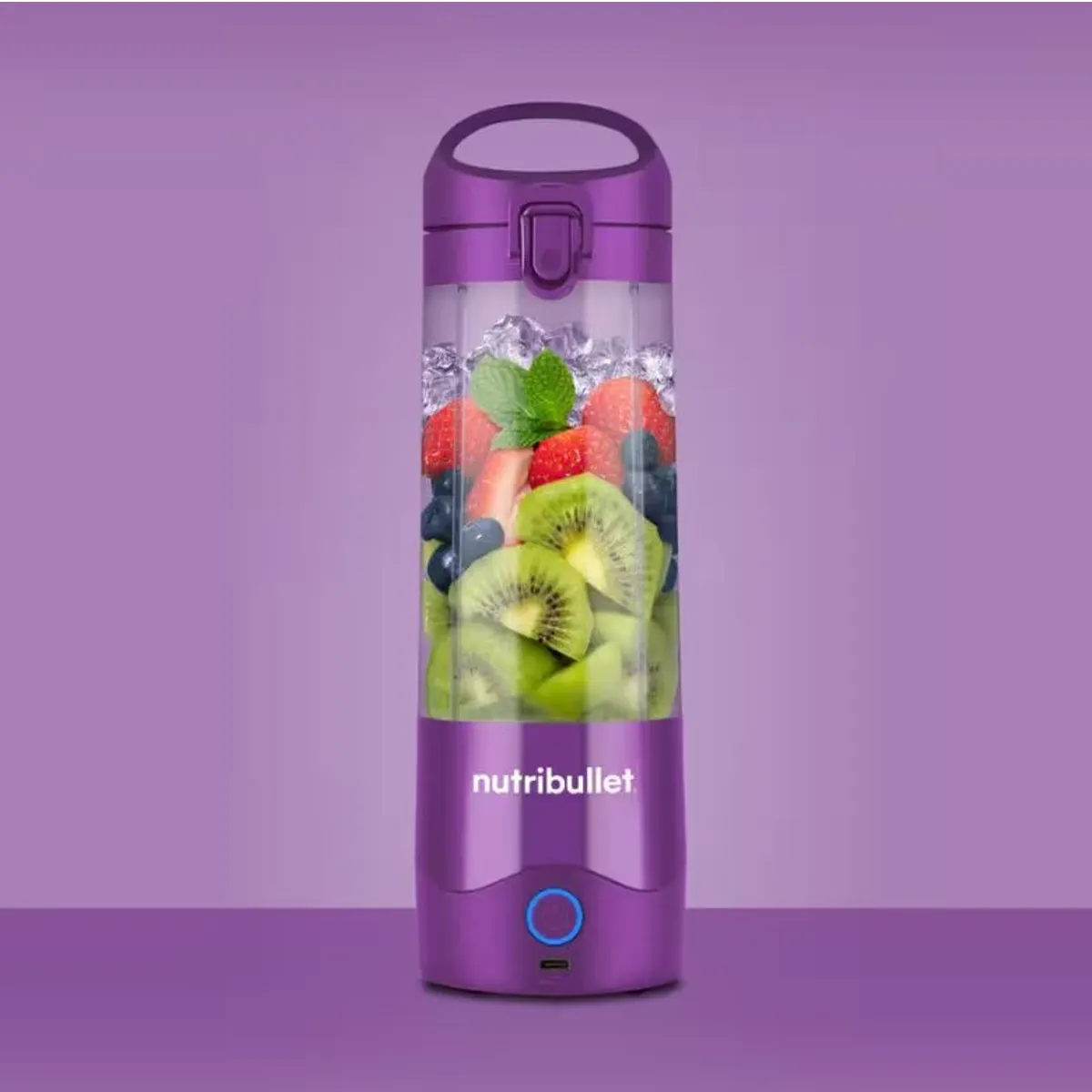 Nutribullet NBP003.PU Turmixgép 475ml USB-C töltés hordozható 4pontos rozsdamentes acél penge Tritan pohár #5