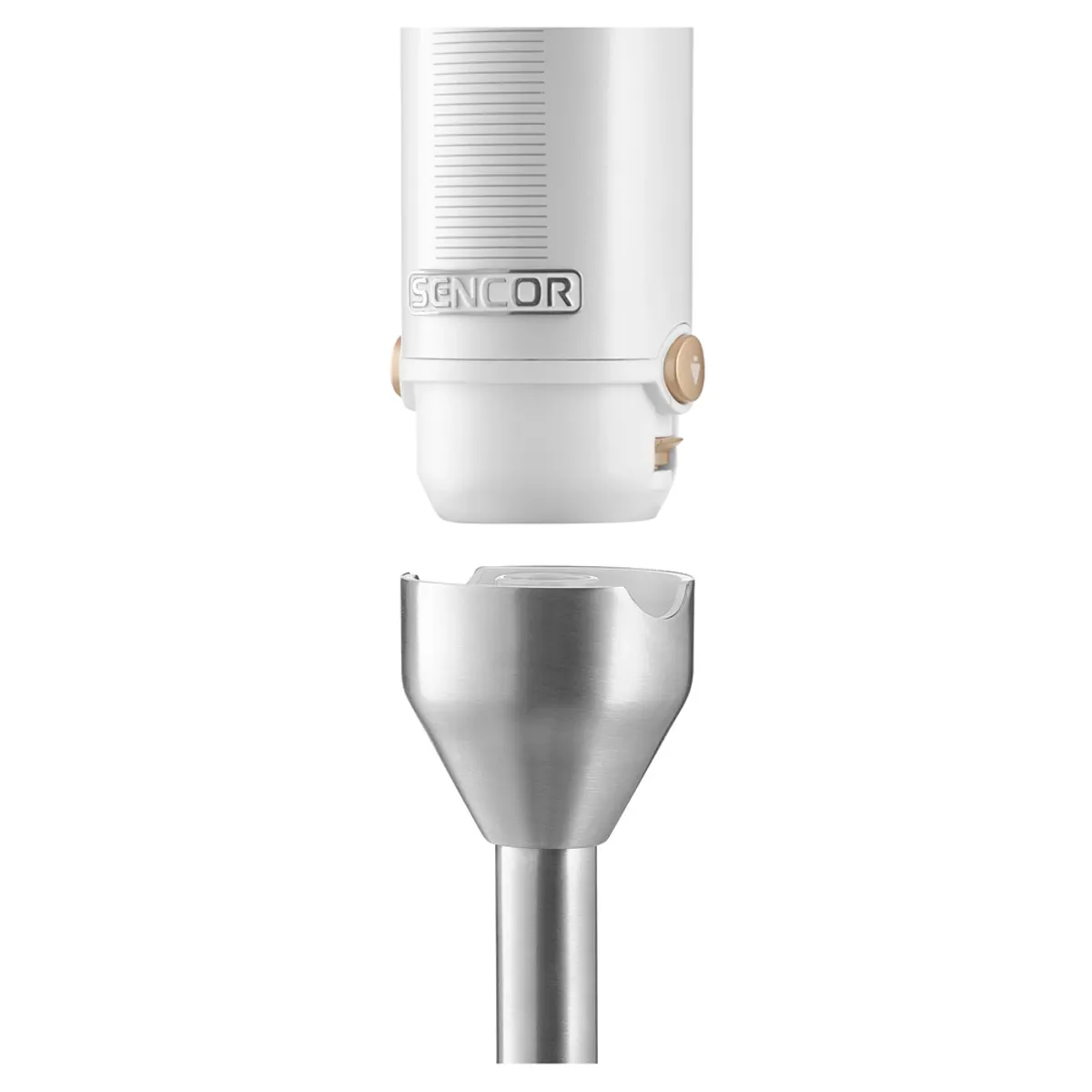 Sencor SHB 6551WH Botmixer 7 in 1 1500 W 20 fokozat 800 ml keverőedény 500 ml edény titánbevonatú rozsdamentes acél pengék #3
