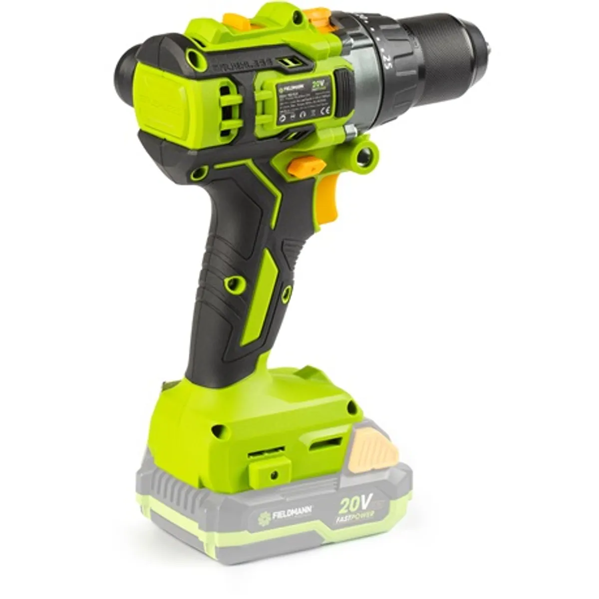 Fieldmann FDUV 70215-0 Fúró-csavarozó 20V Li-Ion 2Ah kulcs nélküli tokmány led 13mm nyomaték 60 Nm 18+3 pozíció #2