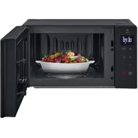 Lg MH6032GAS mikrohullámú sütő 1000W grill 600W 20L forgótányér 24.5 cm fekete #6