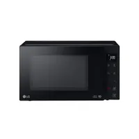LG MS2336GIB mikrohullámú sütő 23 l 1000 W EasyClean bevonat Smart Inverter fehér LED gyors kiolvasztás gyerekzár rejtett fogantyú fekete #1