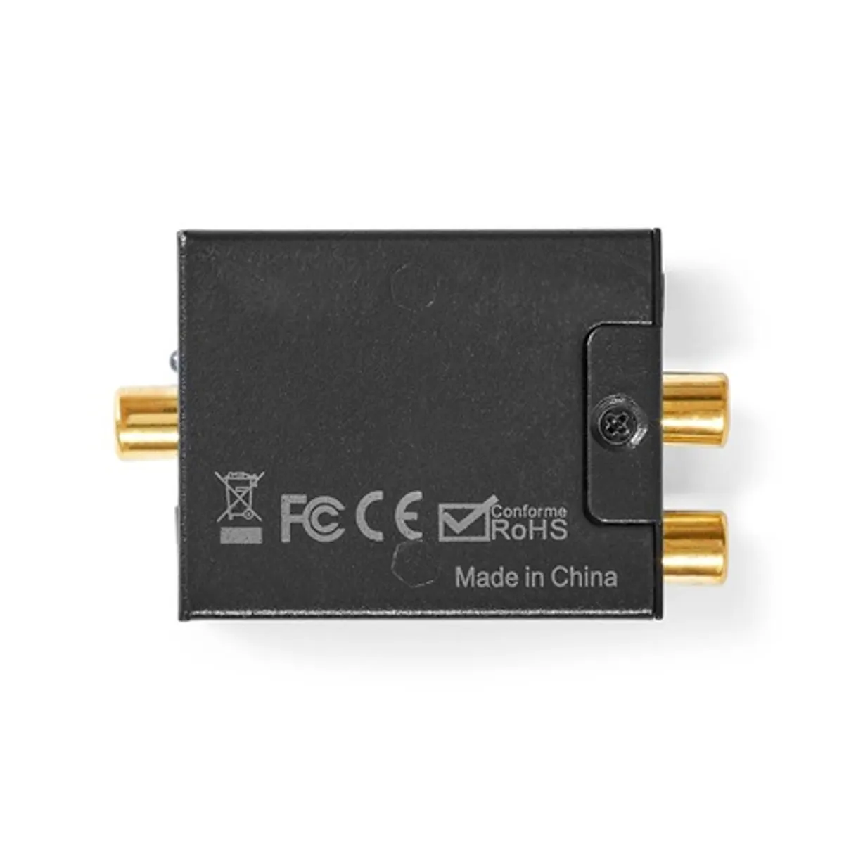 Nedis ACON2510BK digitális audiokonverter TosLink és RCA bemenetek, analóg kimenet 3,5 mm és RCA, 24 bit 44,1 48 96 kHz, integrált erősítő #5