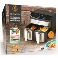 Kochwerk 12549 duplakamrás forrólevegős sütő 2x3,5 L 2400 W 10 program #6