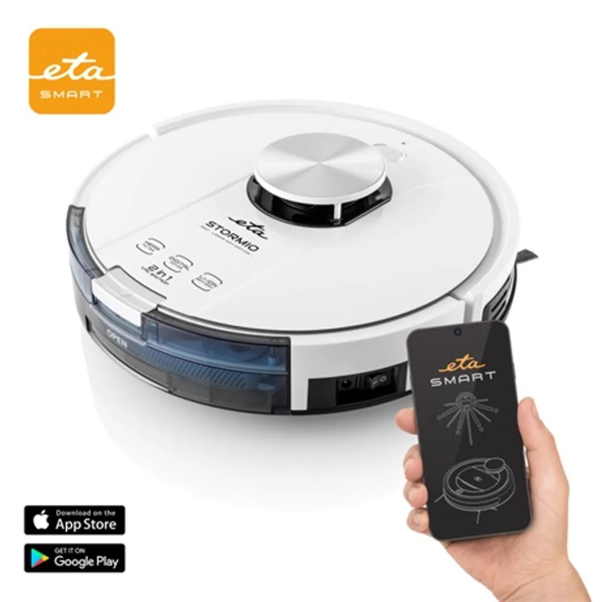 Eta 423790000 robotporszívó lézeres navigáció 3 térképpel Wifi ETA SMART alkalmazás #1