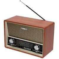 Sal RRT 4B retro asztali Bluetooth USB SD MP3 AM FM SW AUX 3,5 mm fejhallgató csatlakozó két hangszóró #1
