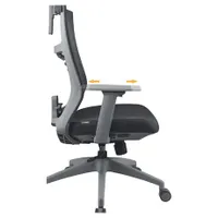 Yenkee YGC 500GY FISHBONE Fishbone szinkron mechanizmus 3D deréktámasz hálós háttámla #9