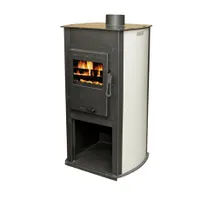 Warnex TERMO ELEGANT BÉZS Termo Elegant 7 kW 120 mm füstcső 60 kg szabadonálló 460x930x460 mm 310x350x360 mm #2