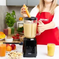 MPM MBL-37 turmixgép 1500 ml üvegkancsó, 2 sebesség + pulzus, jégzúzás, rozsdamentes pengék, fedél hozzáadás közben, csúszásgátló lábak, 500 W #4