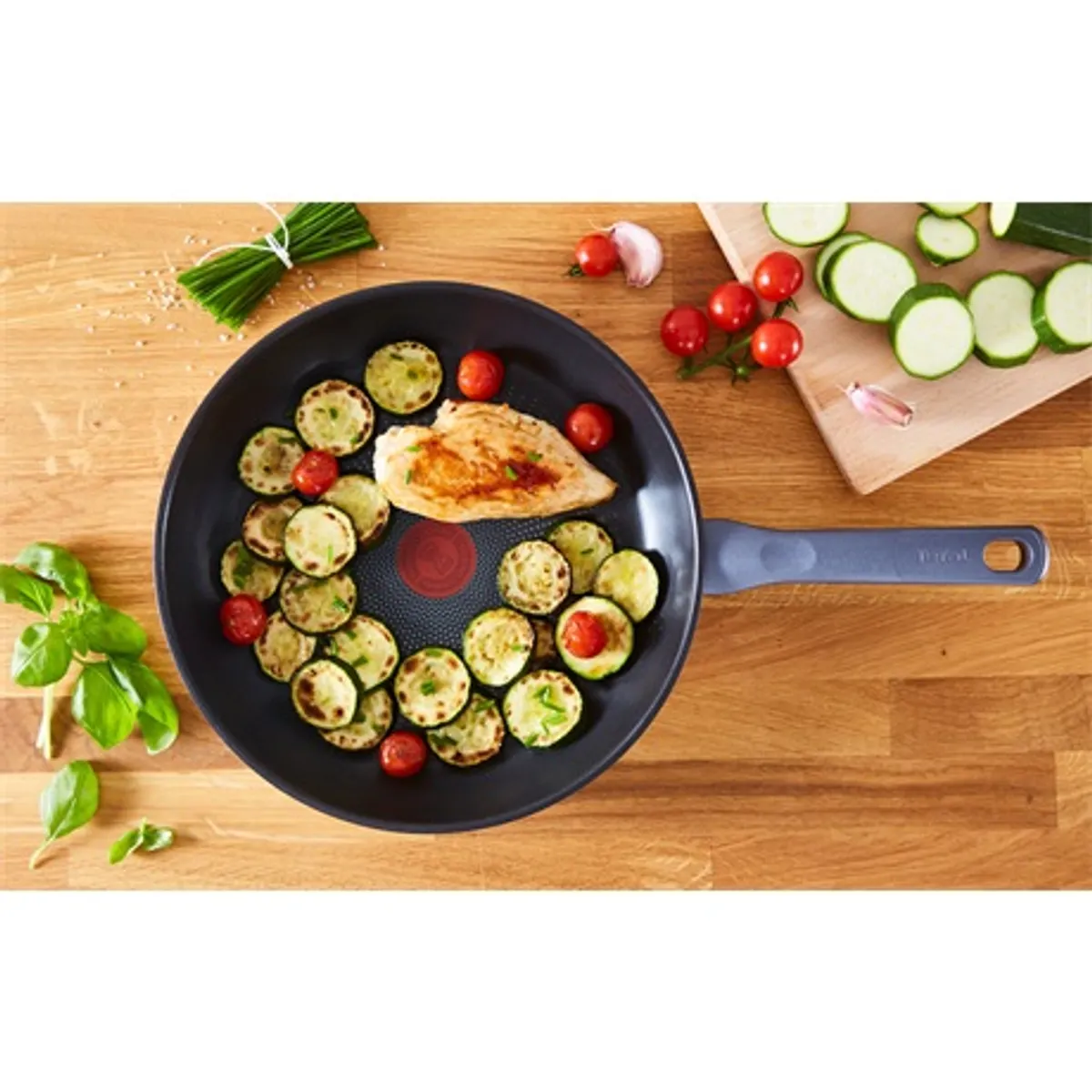 Tefal G7300755 Daily Cook Serpenyő 30 cm Titanium belső bevonat Thermo-Spot indukciós tűzhelyen használható 175C-ig sütőben mosható #4