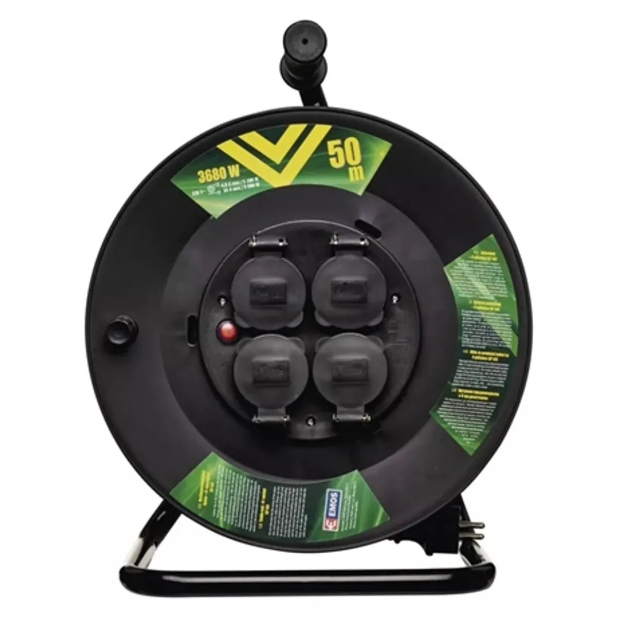 Emos P08250 kábeldob 50 m 4 aljzat 1,5 mm2 IP44 230V #2