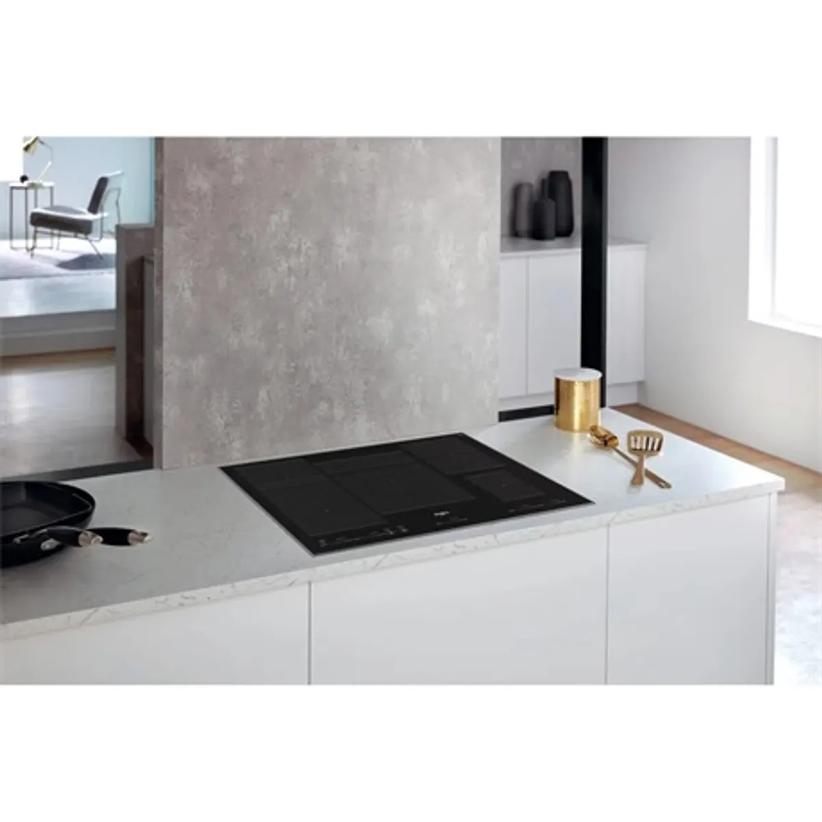 Whirlpool WT 1090 BA Beépíthető indukciós főzőlap 5 zónás elöl kezelőpanel 220-240V 50-60Hz időzítő maradékhő jelző #5