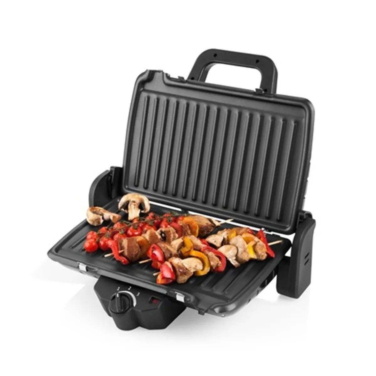 Eta 415590000 Livero elektromos kontakt grill 1600 W 2 db tapadásmentes 225x335 mm lemezek mosogatógépben mosható 140-280 C 3 pozíció #3
