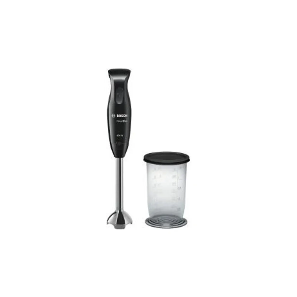 Bosch MSM2610B botmixer 600 W négyszárnyú kés rozzdamentes, leválasztható mixerszár, BPA mentes, fröccsenésgátló, 1,2 m kábel, fekete #1