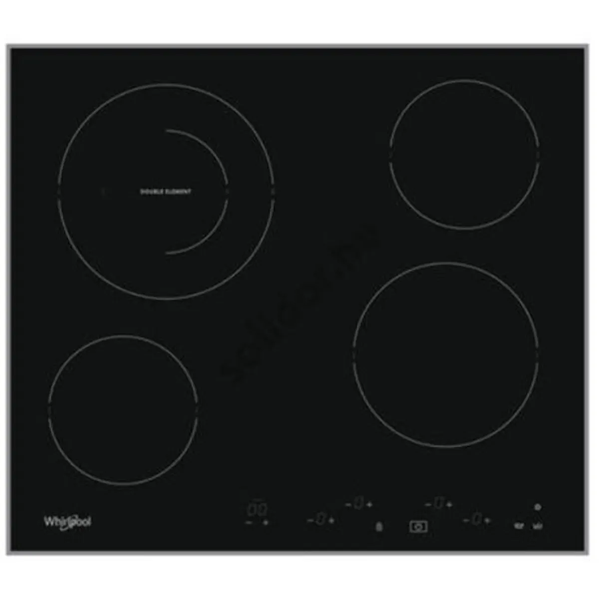 Whirlpool AKT 8601 IX Főzőlap kerámia 58 cm 4 zónás 1 kétkörös bővíthető zóna érintőszenzoros kezelőfelület időzítő gyerekzár főkapcsoló #1