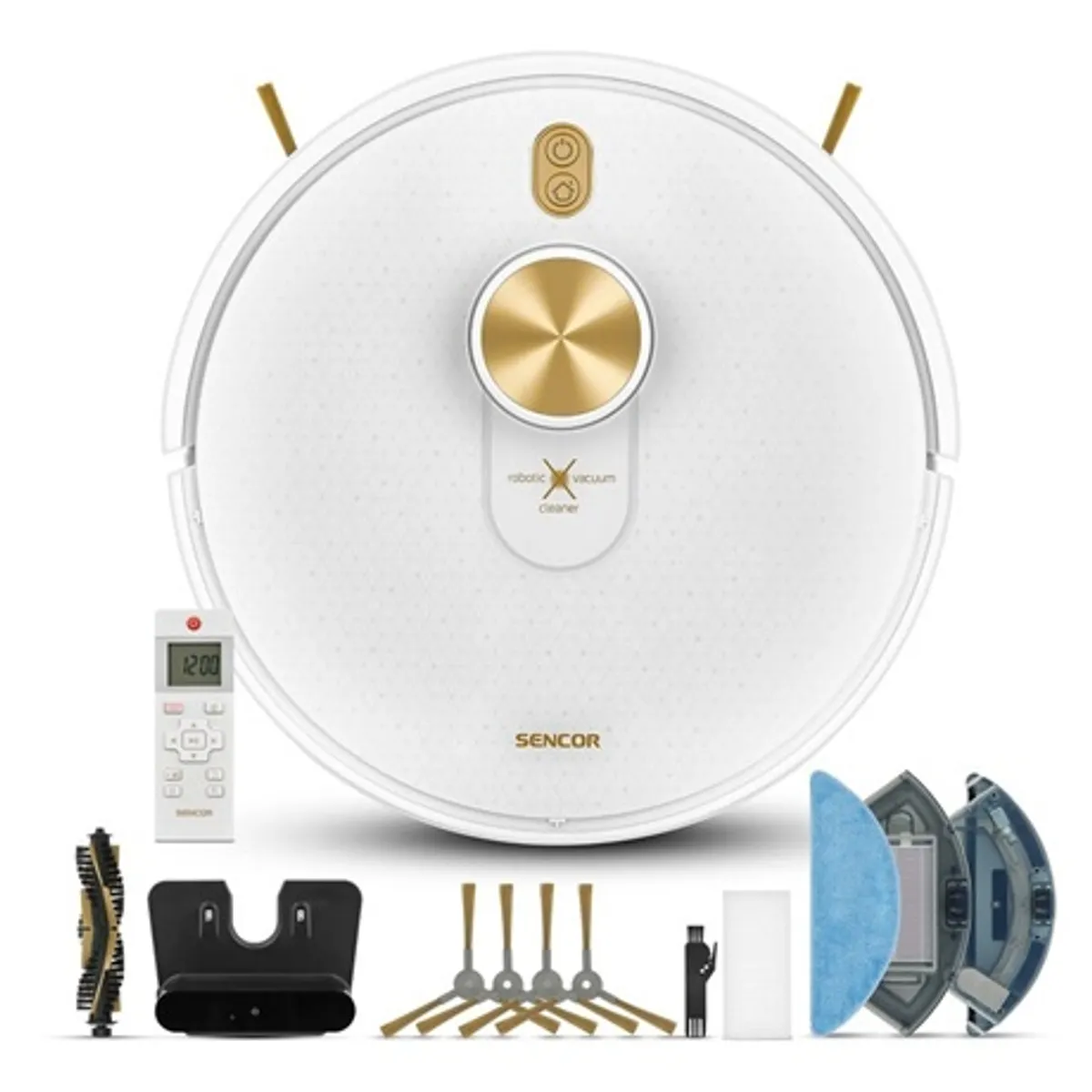 Sencor SRV 9150WH robotporszívó lézeres navigáció, giroszkópos navigáció, UV-C fertőtlenítés, nedves felmosás, HEPA szűrő, 2600 mAh, 120 perc #4